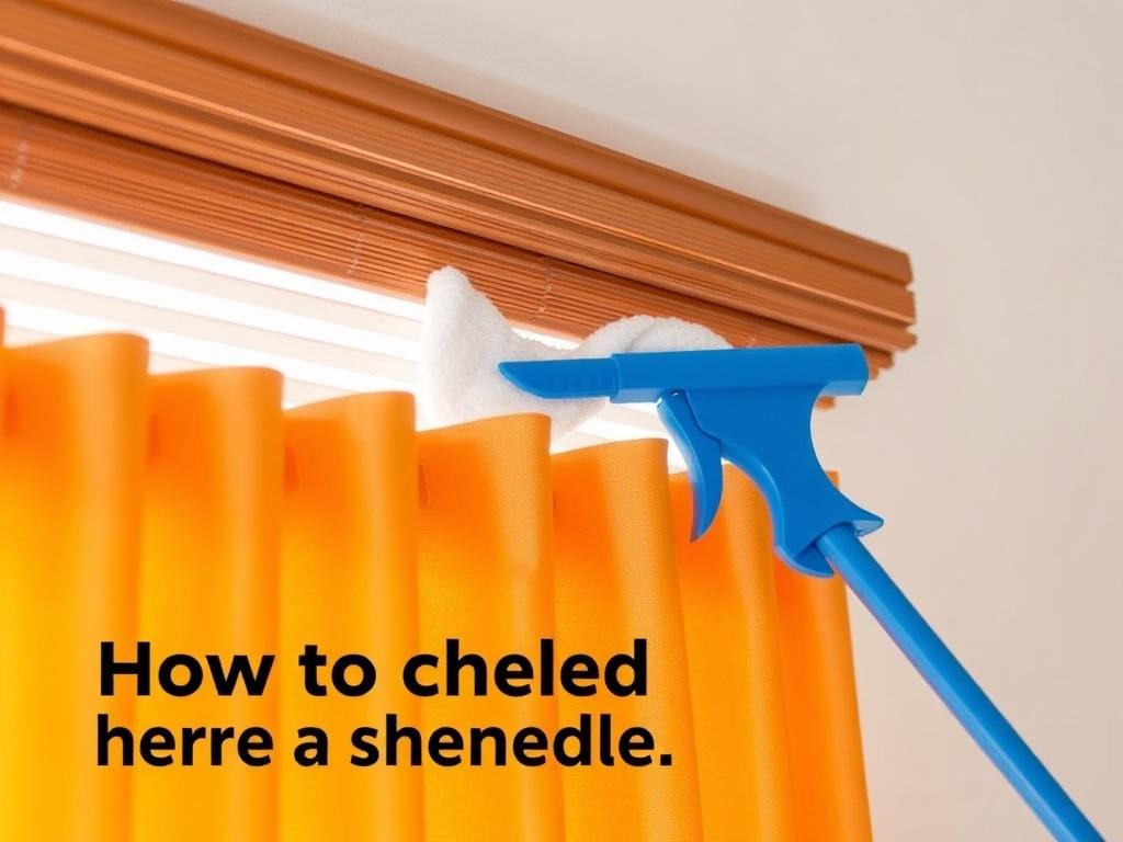 Чистка жалюзи, штор и карнизов без снятия. Частота уборки: как составить график