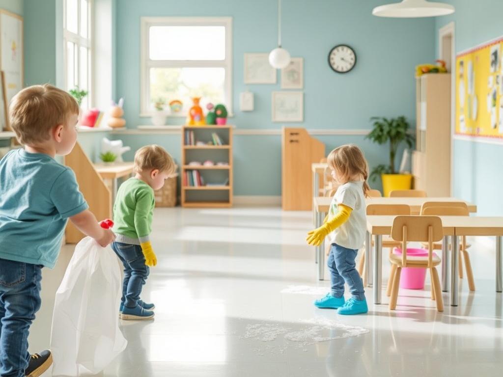 Клининг в детских садах и школах. Выбор моющих и дезинфицирующих средств: безопасность на первом месте Клининг в детских садах и школах. Выбор моющих и дезинфицирующих средств: безопасность на первом месте