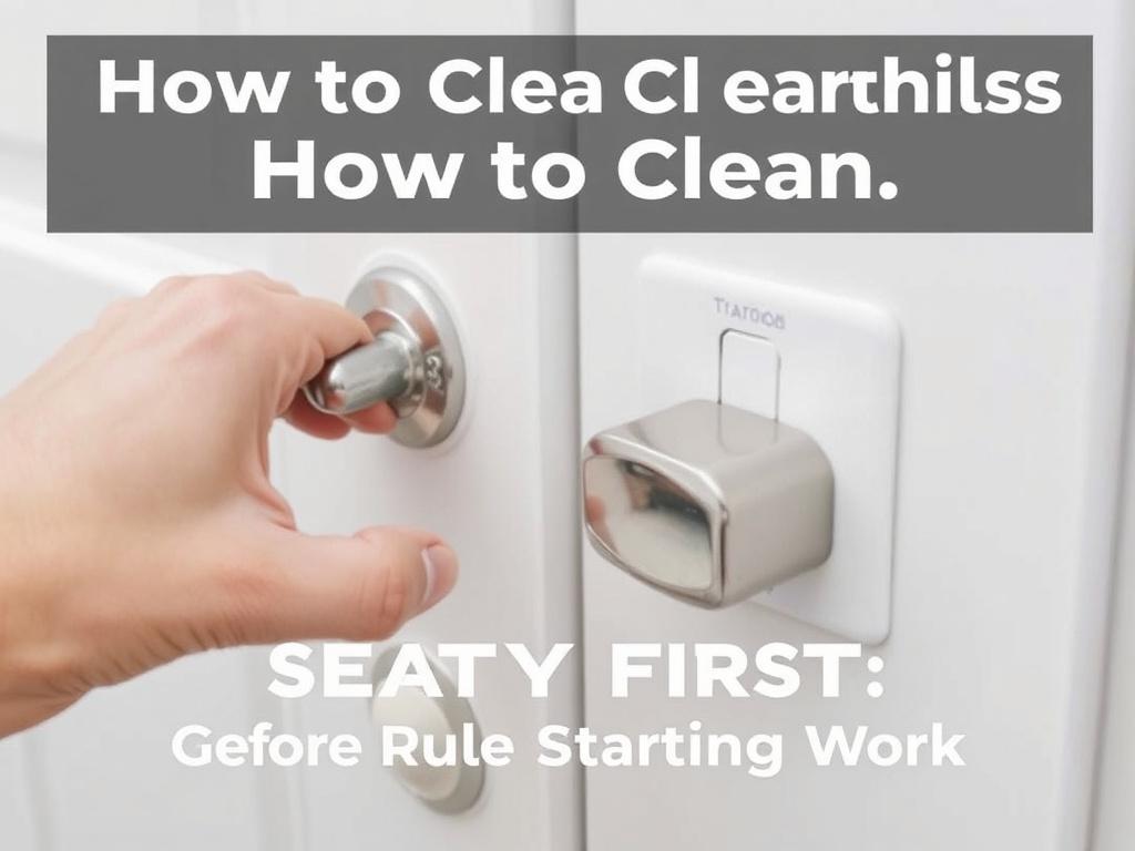 Как отмыть ручки, выключатели и дверные полотна. Безопасность прежде всего: общие правила перед началом работы