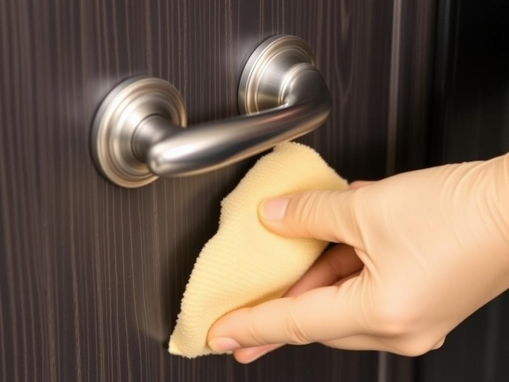 Как отмыть ручки, выключатели и дверные полотна без лишних усилий