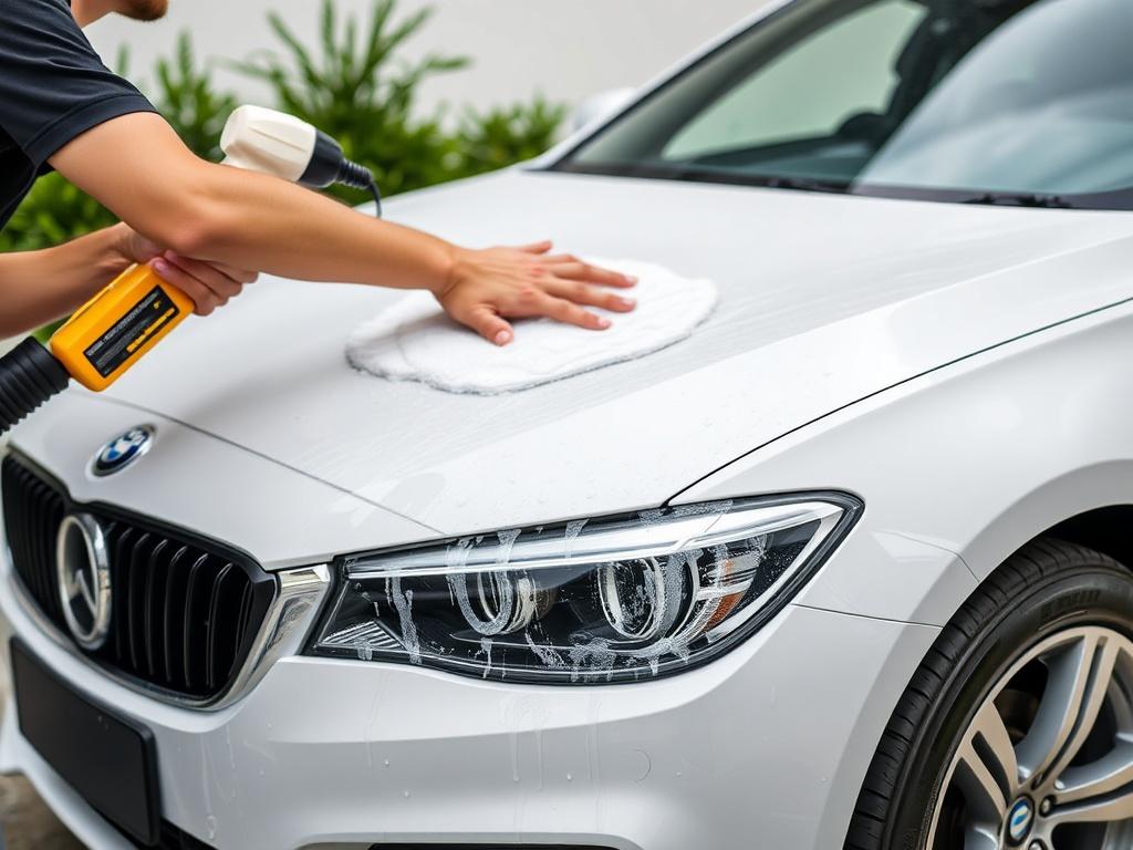 Уборка автомобиля в рамках клининга. Внешняя очистка: многоступенчатая работа с кузовом