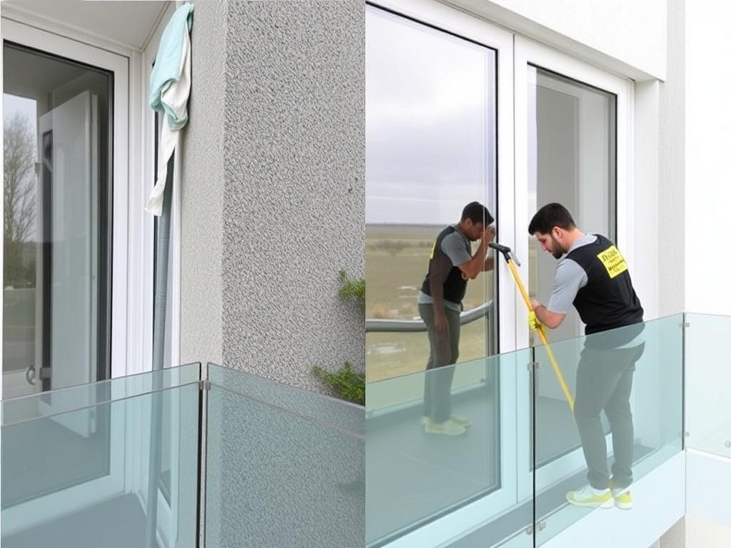 Как организовать уборку балконного остекления с обеих сторон: подробный практический гид