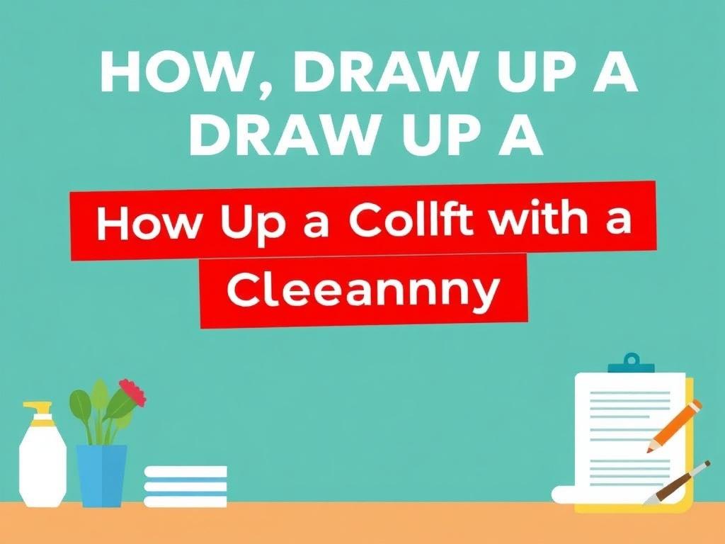 Как составить договор с клининговой компанией. Короткий чек-лист перед подписанием договора