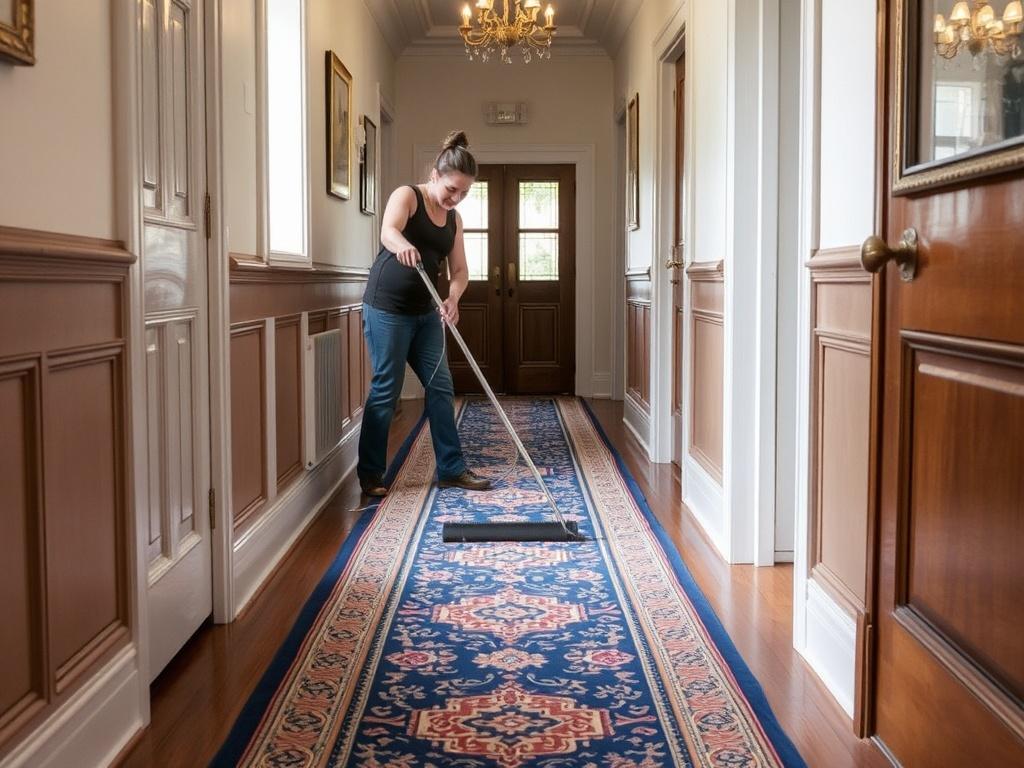 Чистка паласов и дорожек в прихожей. Профилактика: как снизить частоту глубокой чистки Чистка паласов и дорожек в прихожей. Профилактика: как снизить частоту глубокой чистки