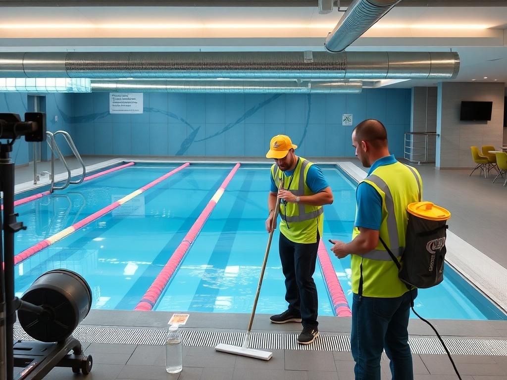 Клининг для фитнес-клубов и бассейнов. Организация работы команды: графики, обучение, мотивация