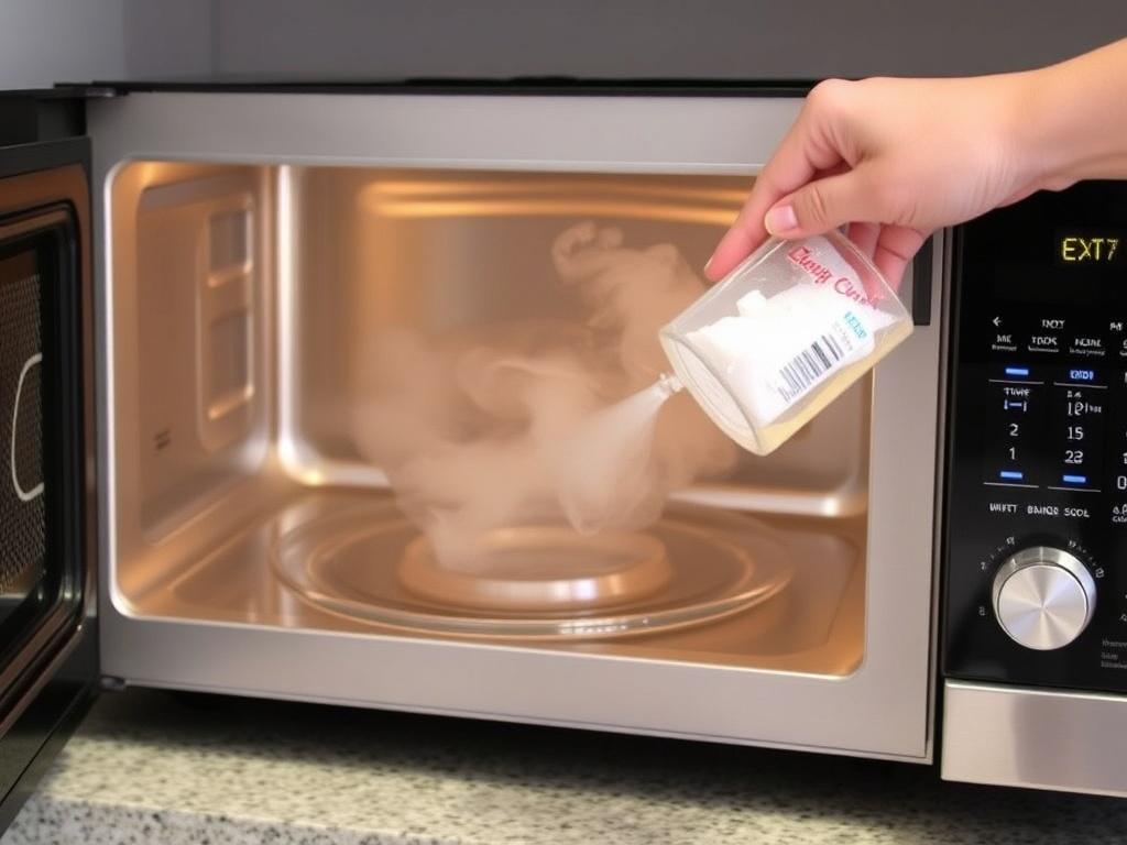 Как отмыть микроволновку паром без усилий. Варианты добавок в воду: лимон, уксус, сода