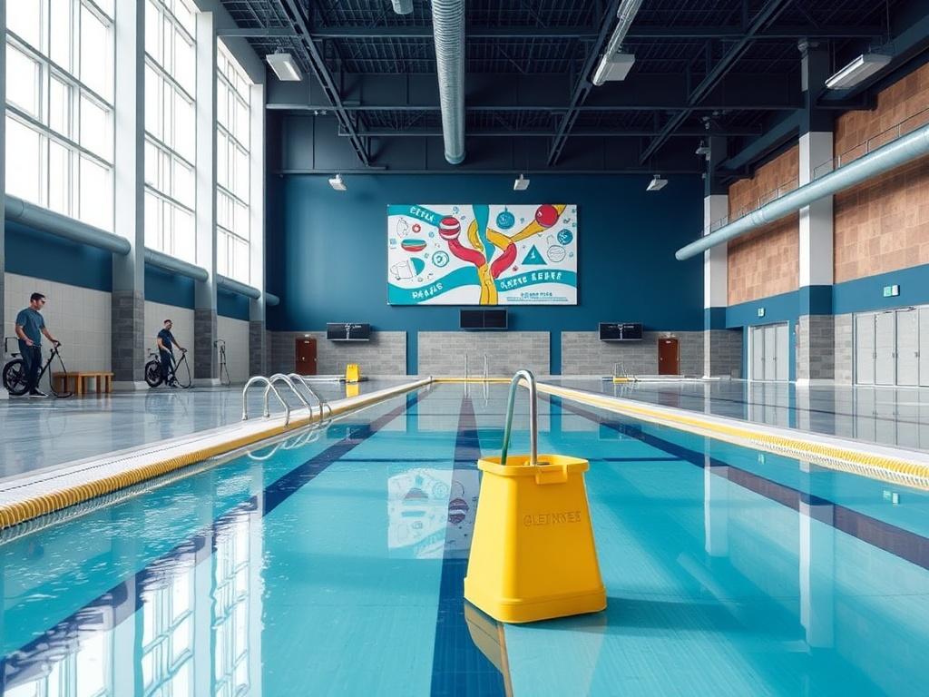 Клининг для фитнес-клубов и бассейнов. Последние мысли по организации уборки в спортивных объектах