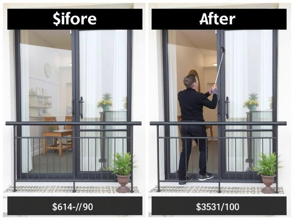 Уборка балконного остекления с обеих сторон. Пример расчёта времени и расходов Уборка балконного остекления с обеих сторон. Пример расчёта времени и расходов