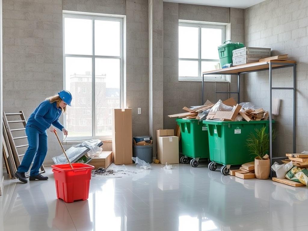 Клининг для новостроек: особенности первичной уборки. Вывоз строительного мусора и утилизация