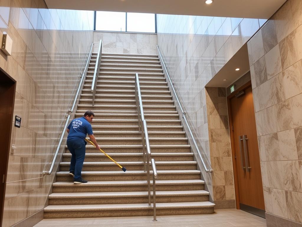 Уборка лестничных клеток и подъездов. Организация взаимодействия с клининговыми компаниями