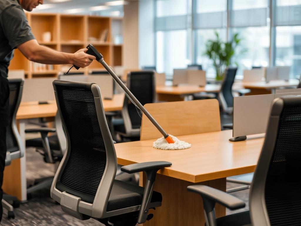 Клининг офисных кресел и офисной мебели. Контроль качества после уборки